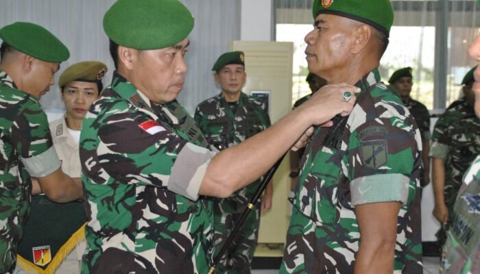 Danrem Pimpin Laporan Korps Kenaikan Pangkat Prajurit Korem Santiago