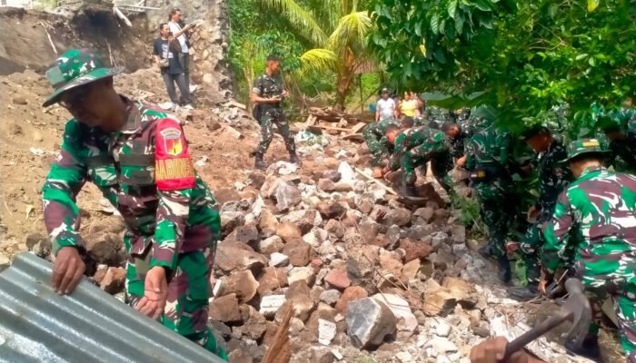 Kodam XIII/Merdeka Kerahkan Prajurit Bantu Penanganan Dampak Gempa Magnitudo 7,6