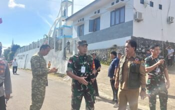 Danrem 131/Santiago Jadi Garda Terdepan dalam Pam VVIP Kunker Wapres di Minahasa