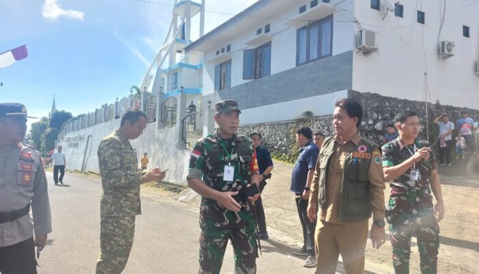 Danrem 131/Santiago Jadi Garda Terdepan dalam Pam VVIP Kunker Wapres di Minahasa