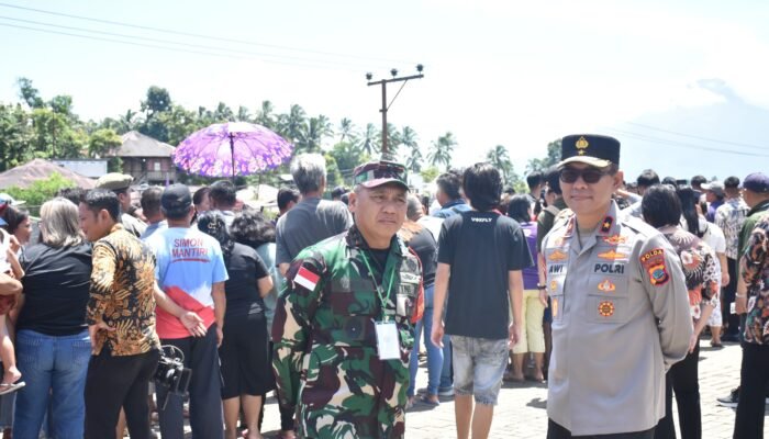 Selaku Pangkogasgabpad Pam VVIP, Pangdam XIII/Merdeka Kawal Langsung Kunker Wakil Presiden RI di Minahasa