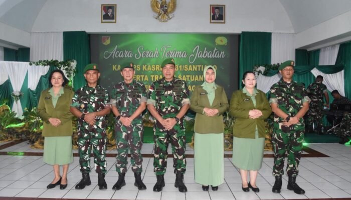 Danrem 131/Santiago Pimpin Sertijab Kasiops