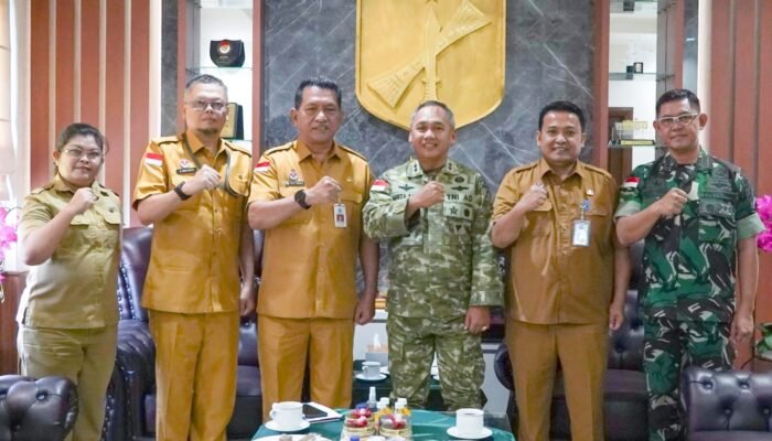 Pangdam XIII/Merdeka Terima Kunjungan Asisten Deputi Pengelolaan Batas Wilayah Negara