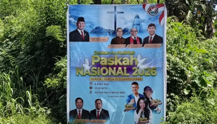 Absennya Foto Gubernur di Baliho Paskah Nasional, Taufik Tumbelaka Desak Panitia Beri Klarifikasi