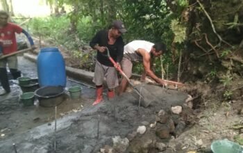 Kodim 1301/Sangihe Dukung Pembangunan Jembatan Pelintasan di Kampung Beha