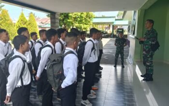 Pasi Intel Kodim 1301/Sangihe Berikan Pembekalan dan Motivasi kepada Calon Prajurit TNI AD