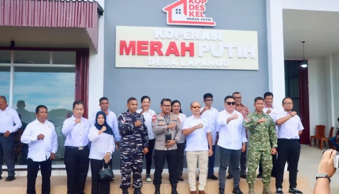 Kodim 1301/Sangihe Hadir dalam Launching Nasional 1.061 Koperasi Merah Putih