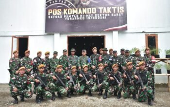 Tinjau Latihan Pratugas Satgas Yonarmed 19/Bogani, Pangdam XIII/Merdeka Berikan Pengarahan Penting