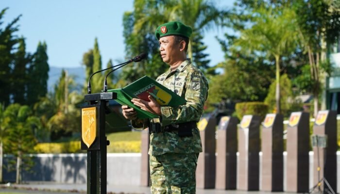 “Jaga Tunas Bangsa Demi Kedaulatan Negara”, Kapoksahli Pangdam XIII/Merdeka Pimpin Upacara Harkitnas ke-118