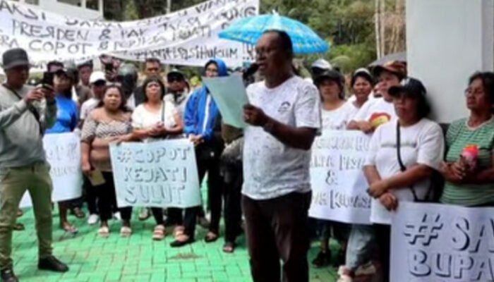 Mobilisasi Pekerja di Pusaran Politik: Tenaga Outsourcing Sitaro Diduga Dipaksa Ikut Aksi Bela Bupati