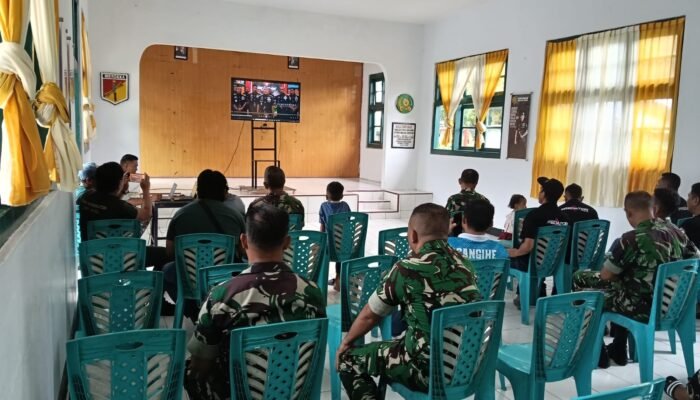 Nobar Piala Dunia 2026, Kodim 1301/Sangihe Pererat Kebersamaan dengan Masyarakat