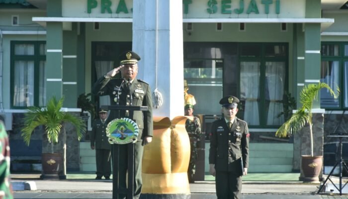 Korem 133/Nani Wartabone Teguhkan Semangat Kebangsaan Melalui Upacara Hari Lahir Pancasila 2026