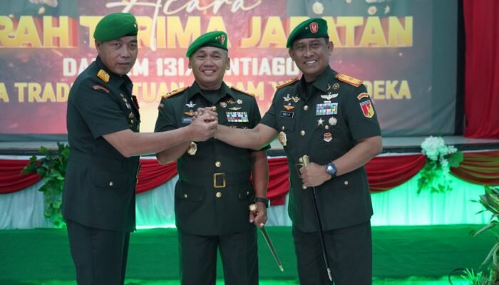 Pangdam XIII/Merdeka Pimpin Sertijab Danrem 131/Santiago: Regenerasi Kepemimpinan dan Jaga Sinergitas Wilayah