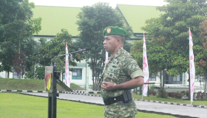 Danrindam XIII/Merdeka Pimpin Upacara Pembukaan Pendidikan dan Pelatihan SPPI KDKMP dan KNMP