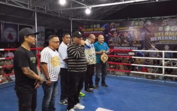Merajut Sportivitas di Atas Ring: Pembina Pertina Sulut Sukses Gelar Tinju HUT ke-80 Bhayangkara