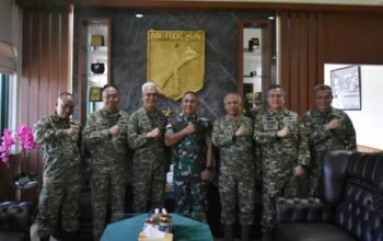 Dukung Layanan Kesehatan Lebih Optimal, Pangdam XIII/Merdeka Terima Kunker Kapuskes TNI