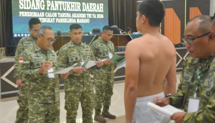 Pangdam XIII/Merdeka Pimpin Sidang Pantukhirda Calon Taruna Akademi TNI