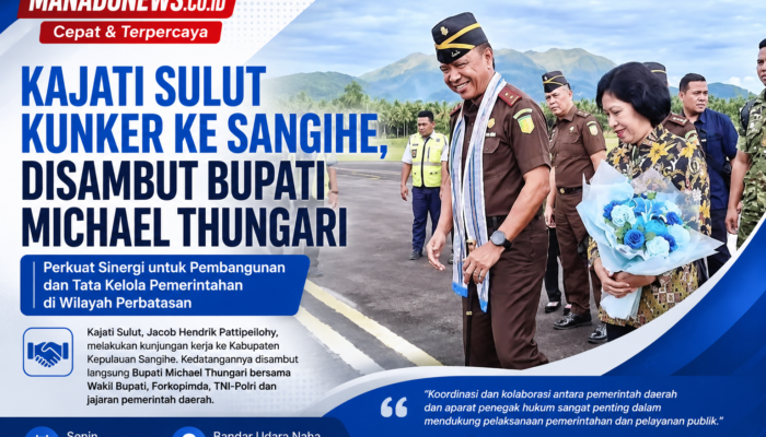 Kajati Sulut Kunker ke Sangihe, Disambut Bupati Michael Thungari