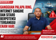 Gangguan Palapa Ring, Internet Sangihe dan Sitaro Berpotensi Terganggu Enam Hari