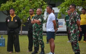62 Prajurit Kodam XIII/Merdeka Ikuti Ujian Sabuk Hitam Pencak Silat Militer