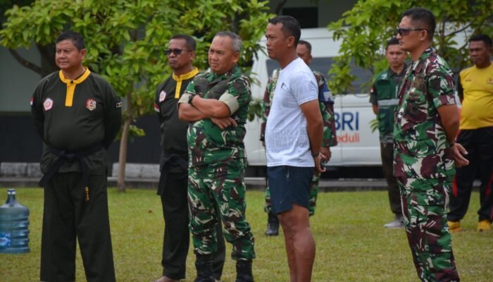 62 Prajurit Kodam XIII/Merdeka Ikuti Ujian Sabuk Hitam Pencak Silat Militer