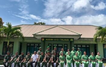 Kunjungan Kerja ke Kodim 1312/Talaud, Danrem 131/Santiago Tekankan Netralitas Etika Medsos, hingga Kesehatan Prajurit