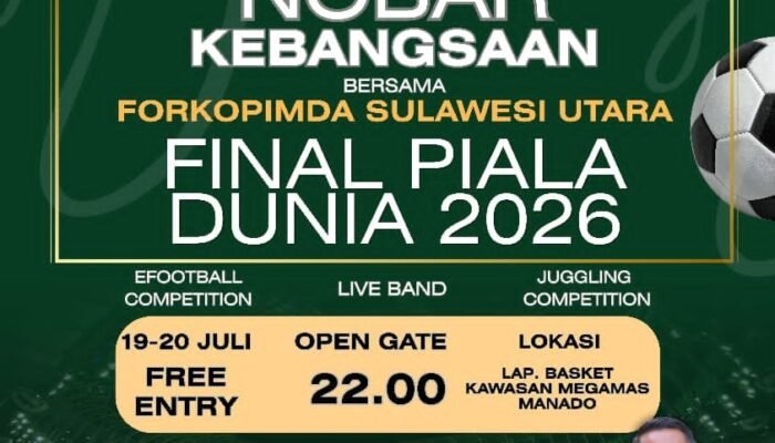 Danrem 131/Santiago Jadi Ketua Panitia, Nobar Kebangsaan Forkopimda Sulut Jadi Ajang Pererat Persatuan Warga