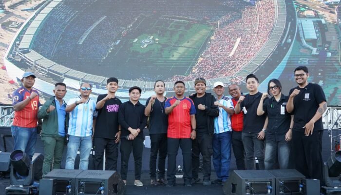 Danrem 131/Santiago Sukses Gelar Nobar Kebangsaan, Jadikan Final Piala Dunia Simbol Persatuan di Manado