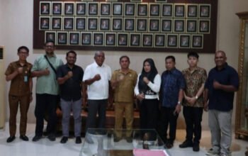 Wakili Lembaga, Analis Kebijakan Muda Justman Entjaurau Sambut Kedatangan Legislator Ternate di DPRD Sulut