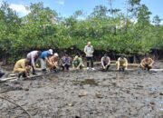 Dandim 1301/Sangihe Pimpin Sinergi Penanaman Mangrove di Talengen