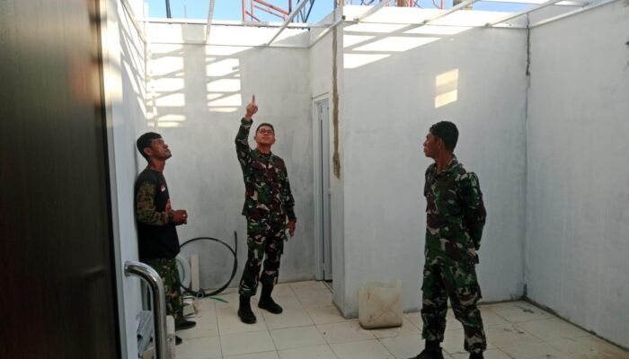 Dandim 1301/Sangihe Tinjau Progres Pembangunan Koperasi Merah Putih di Sitaro