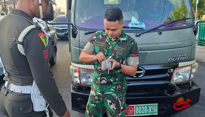 Tegakkan Disiplin Prajurit, Pomdam XIII/Merdeka Gelar Operasi Gaktib