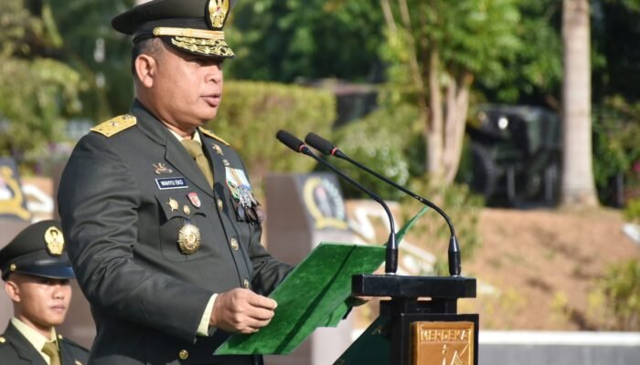 Pimpin Upacara Kemerdekaan, Kasdam XIII/Merdeka Bacakan Pesan Pangdam soal TNI PRIMA