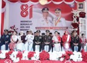 Danrem 133/Nani Wartabone Hadiri HUT ke-81 RI di Gorontalo, Tegaskan Komitmen Sinergitas Pembangunan