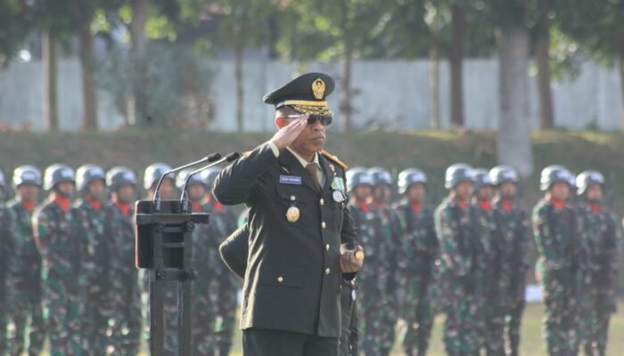 Danrindam XIII/Merdeka Bacakan Amanat Panglima TNI di HUT ke-81 RI, Tekankan Prajurit Bersih dari Pelanggaran