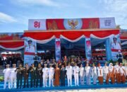 Sinergitas TNI-Pemda, Dandim 1310/Bitung Hadiri Upacara HUT ke-81 RI di Kota Bitung
