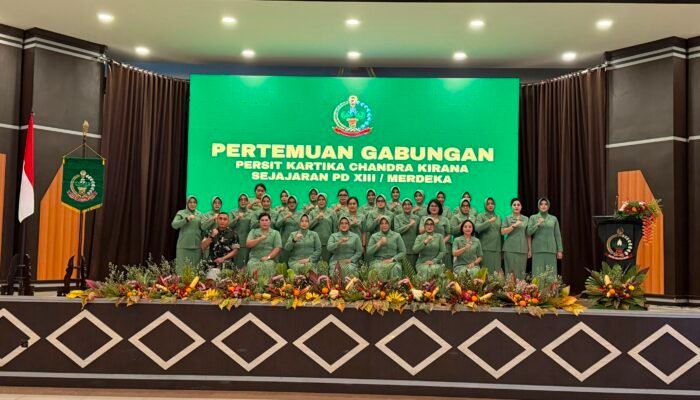 Pangdam XIII/Merdeka Apresiasi Peran Strategis Persit Dukung Tugas Prajurit dan Jaga Keharmonisan Keluarga