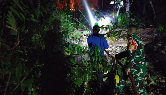 Kebakaran Lahan di Amurang Barat Ditangani Cepat, Pangdam XIII/Merdeka Beri Apresiasi