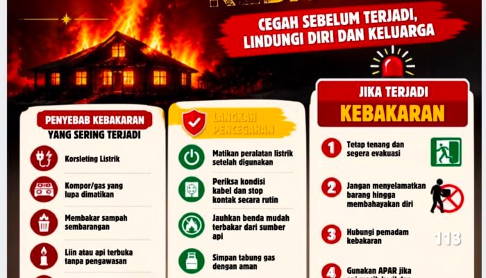 Ketua Persit KCK Daerah XIII/Merdeka Ingatkan Anggota: Waspada Kebakaran, Cegah Sebelum Terjadi