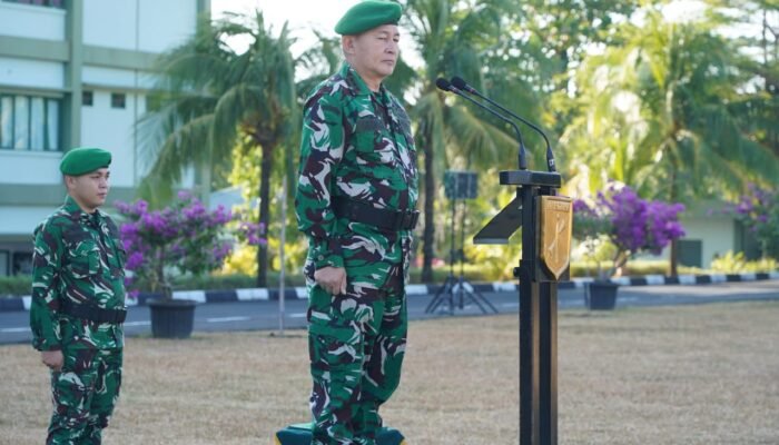 Awali Pekan dengan Kedisiplinan, Kodam XIII/Merdeka Laksanakan Upacara Rutin Senin