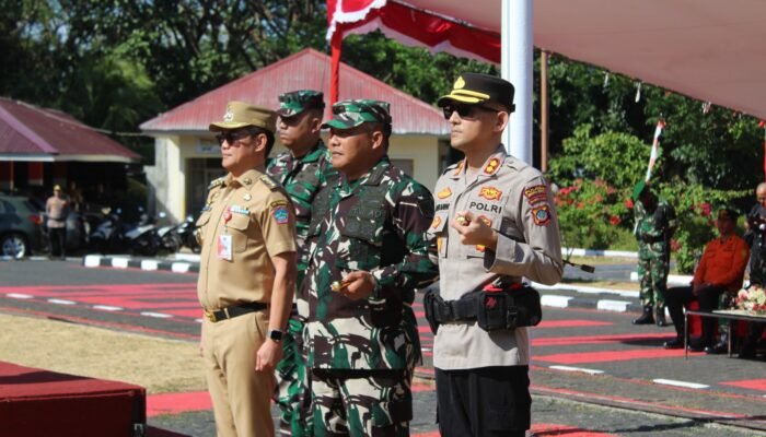 Tanggulangi Karhutla Sejak Dini, Kodim 1310/Bitung Gelar Apel Pasukan