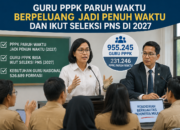 Guru PPPK Paruh Waktu Berpeluang Jadi Penuh Waktu, Seleksi PNS Dibuka 2027