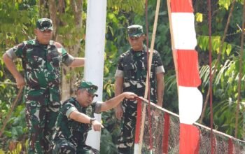 Kasdam XIII/Merdeka Pastikan Konstruksi Jembatan Garuda Sigaso Kokoh dan Aman untuk Warga Gorut