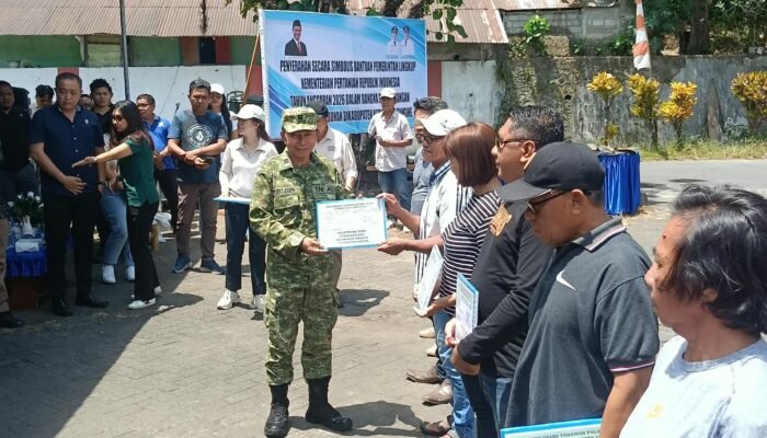 Kodim 1301/Sangihe Kawal Dukungan Pemerintah untuk Petani Sangihe