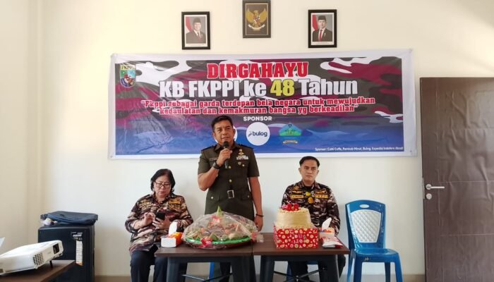 Kasdim 1310/Bitung Hadiri HUT ke-48 FKPPI Minahasa Utara Sekaligus Bakti Sosial