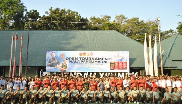 Piala Panglima TNI Bergulir, Markas Ajendam XIII/Merdeka Disulap Jadi Arena Open Tournament Basket HUT TNI ke-81