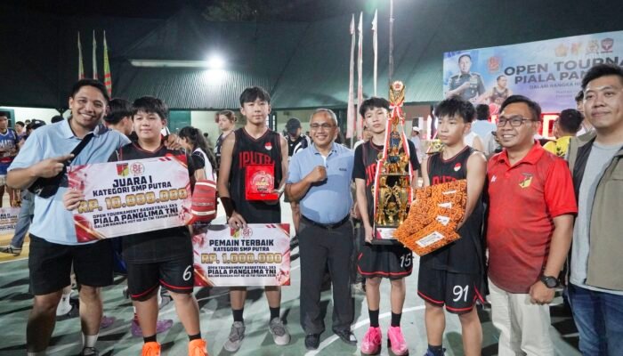 Sukses Gelar Piala Panglima TNI, Pangdam XIII/Merdeka Siap Dorong Peningkatan Kualitas Olahraga Basket di Sulut