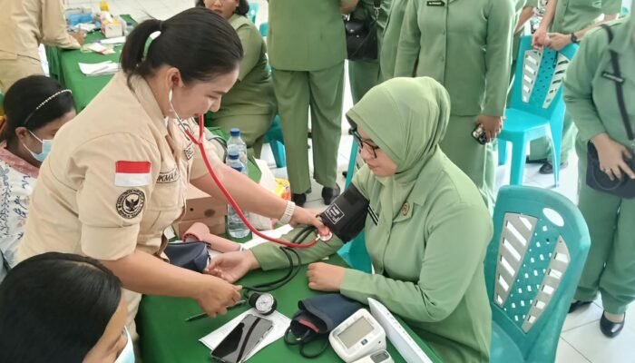 Semarak HUT ke-81 TNI, Kodim 1301/Sangihe Hadirkan Layanan Kesehatan Gratis