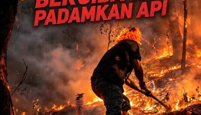 Tanpa Spanduk di Tengah Kepulan Asap SPAMU: Tim Damkar Oto Merah, Dengah dan Luntungan dalam Senyap Kebakaran di Minahasa Utara