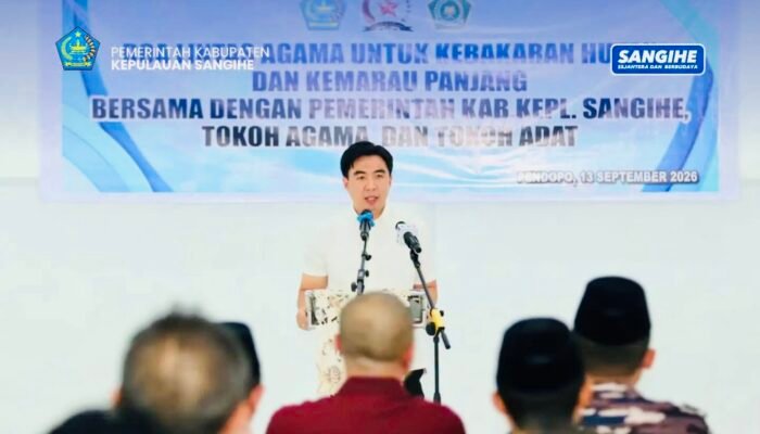 587,76 Hektare Terbakar, Sangihe Berdoa untuk Gunung Awu